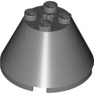 Cone 4 x 4 x 2, Axle Hole [Plain]