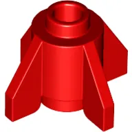 Brick Round 1 x 1 with Fins, Open Stud