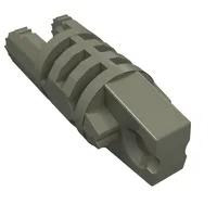 Hinge Cylinder 1 x 3 Locking with 1 Finger and 2 Fingers On Ends, without Hole, 9 Teeth
