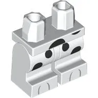 Hips and White Medium Legs with Black Dalmatian Spots, Light Bluish Grey Claws print