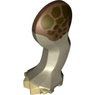 Animal Body Part, Dinosaur, Triceratops Leg, Left, Front, with Pin, Tan Nails and Reddish Brown and Dark Brown Print