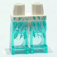 Hips and Trans-Light Blue Legs with White/Dark Turquoise Ice Decorations print