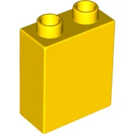 Duplo Brick 1 x 2 x 2 with 'Happy Easter LEGOLAND Discovery Centre' and Chick Print
