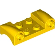 Vehicle Body, Wheel Arch / Mudguard 2 x 4 with Headlights and Curved Fenders