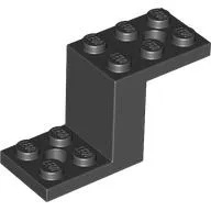 Bracket 5 x 2 x 2 1/3 with Holes, Inside Stud Holder