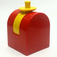 Duplo Brick 2 x 2 x 2 Curved Top with Yellow Propeller / Rotor Holder