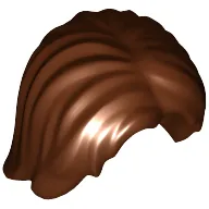 Hair Mid-Length Tousled with Center Part