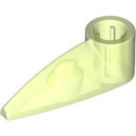 Technic Tooth 1 x 3 with Axle Hole [Rounded Underside]