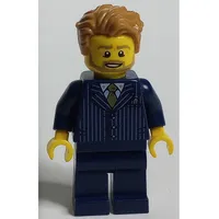 Dark Blue Torso, Suit, Dark Blue Legs, Medium Nougat Hair