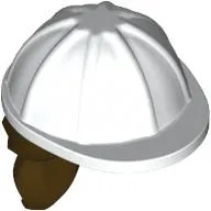 Hair and Helmet, Construction / Hard Hat, Ponytail Dark Brown pattern
