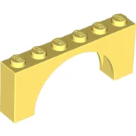 Brick Arch 1 x 6 x 2 - Thin Top without Reinforced Underside [New Version]