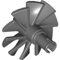 Jet Engine Fan with 10 Blades and Technic Pin