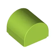 Brick Curved 1 x 1 x 2/3 Double Curved Top, No Studs