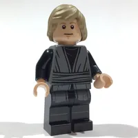 Luke Skywalker, Dark Bluish Gray Robes, Dark Tan Hair
