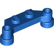 Plate Special 1 x 4 Offset with Bar Holes