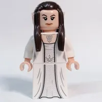 Arwen - White Torso, Dress, Dark Brown Hair