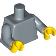 Torso, Sand Blue Arms, Yellow Hands [Plain]