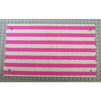 Belville, Tent Cover with Pink Stripes Print