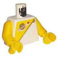 Torso Classic Space Logo, Futuron Yellow Print, Yellow Arms and Hands