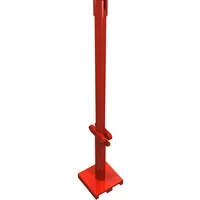 Boat, Mast 2 x 2 x 9 2/3 Bar with Slot on Top and 2 Finger Hinge on Two Sides