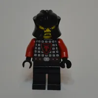 Dragon Knight, Red, Helmet, Black Beard