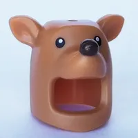 Costume / Mask, Reindeer with Black Eyes, Dark Brown Nose print