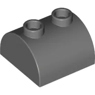 Brick Curved 2 x 2, Two Top Studs