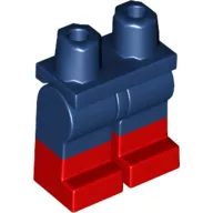 Hips with Dark Blue Legs and Red Boots Pattern