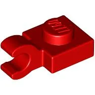 Plate Special 1 x 1 with Clip Horizontal [Thick Open O Clip]