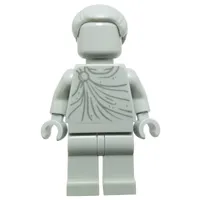 Statue, Robes, Hair Bun