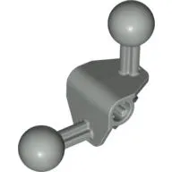 Large Figure Skeletal, Limb, Angular 90°, 4 x 4 x 2 with 2 Ball Joints, and Axle Hole