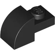 Brick Curved 1 x 2 x 1 with Curved Top