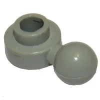 Plate Round 1 x 1 with Towball and Hexagonal Hole [Maxifig Hand]