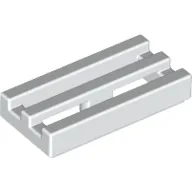 Tile Special 1 x 2 Grille with Bottom Groove