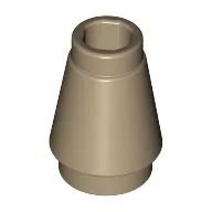 Cone 1 x 1 [Top Groove]