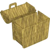 Duplo Treasure Chest Opening 2 x 3 x 3 with Detailed Lid Ends