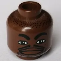 Minifig Head NBA Kevin Garnett Print [Blocked Open Stud]