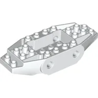 Brick Special 4 x 10 x 1 With 2 Wedges, Pin Holes, 4 x 2 Recessed Center