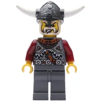 Viking Warrior - Armour, Dark Red Arms