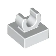 Tile Special 1 x 1 with Clip with Rounded Edges