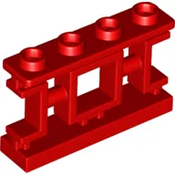 Fence 1 x 4 x 2 Ornamental Asian Lattice Square with 4 Studs