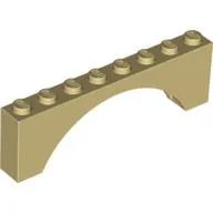 Brick Arch 1 x 8 x 2