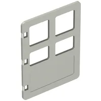 Duplo Door 1 x 4 x 4 with Four Panes