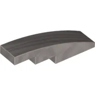 Brick Curved 4 x 1 No Studs [Stud Holder with Symmetric Ridges]