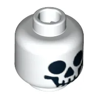 Minifig Head Skeleton, Standard Skull Print