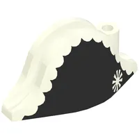 Hat Pirate Bicorne with Admiral Print