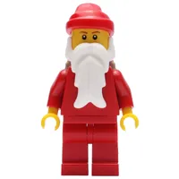 Santa, Plain Red with Backpack