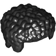 Hair Coiled and Short, Squared Front