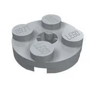 Plate Round 2 x 2 with Axle Hole Type 2 (X Opening)