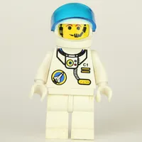 Astronaut, White, Helmet with Visor, Headset